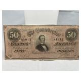 1864 Confederate $50 Bill