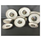 The Cronin China Co Victorian Couple Serveware