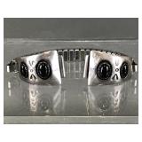 Sterling Silver Tipped Navajo Style Watch Ends