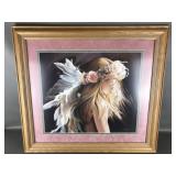 Framed Angel Of The Arts Nancy A Noel Signed
