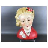 Hand-painted Nippon Lady Head Vase