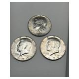 1970d 40% Silver Kennedy Half Dollars
