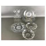Heisey Colonial Clear Glass Plates, Bowls, & More