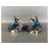 Bombay Company Peacock Candle Holders