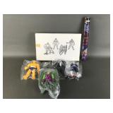 1990's Toy Biz  Marvel Mr Fantastic, Archangel,