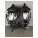 Black Single Light Outdoor Wall Sconces