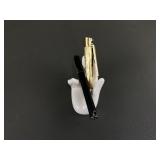 Vtg Clip Gold- Tone Lighter ( Japan) And Vtg Japan