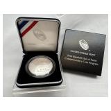 2014 Us Mint 90% Silver Dollar Baseball Hall Of