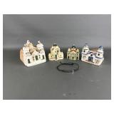 Handmade Ceramic Old European Buildings