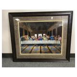 The Last Supper Leonardo Da Vinci Print, Framed