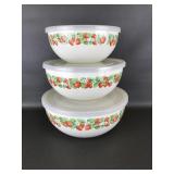 Vintage Kobe Japanese Enamel Strawberry