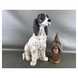 Vtg? Resin English Springer Spaniel Scultpure