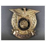 State Of Illinois Chief Gold Badge