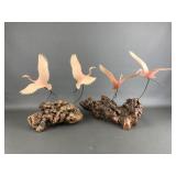 Vintage Pink Resin John Perry Flamingo