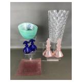 Alabaster Glass Candy Bowl & More