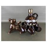 Vtg Artman Japan Horse & Whiskey Cart