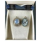 Vtg Floral Cameo Pendant & More