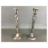 Weighted Sterling Silver Candle Sticks