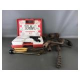 Vtg Wellers Soldering Kit & More
