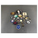 Vintage Political Buttons & Badges