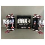 Handpainted 'bama Wine Glasses & More