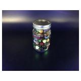 Vtg Glowing Cadmium, Manganese & Luster Marbles