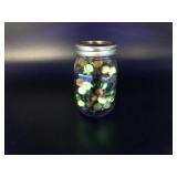 Vtg Glowing Cadmium, Manganese & Luster Marbles
