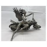 Temptation Rides Fine Pewter Sculpture Franklin