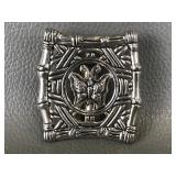 Signed John Hardy Butterfly Scarf Clip