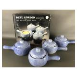 Bleu Cordon Stoneware Onion Soup Bowls