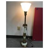 Vtg Stiffel Brass Hollywood Regency Table Lamp