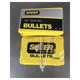 .490' And .451' Speer Round Bullets
