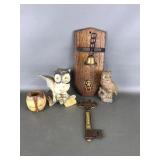 Handmade Rustic Dinner Bell Wall Holder & More