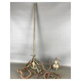 Vtg Hanging Beam Steelyard Scale