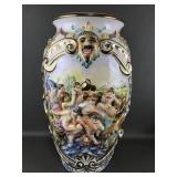 Vintage Italian Capodimonte Porcelain Vase