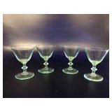 Vintage Glowing Mid-cent. Champange Glasses