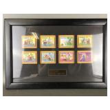 1987 Walt Disney Snow White Dwarves Redonda Framed