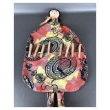 Handmade Fabric Doll Meant To Hold Clothespin