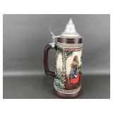 Gerz W Germany Beer-stein Pewter Top