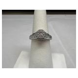 Sterling Silver Art Deco Inspired Ring