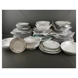 Fine Porcelain Japanese Dinnerware Diane Pattern