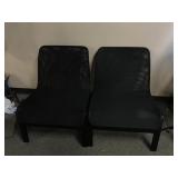 IKEA nolmyra lounge chair in black, set of 2