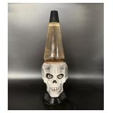 Vintage Ul Bones Skull Glitter Lava Lamp