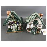 Vtg heather goldmine blue sky ceramic clayworks