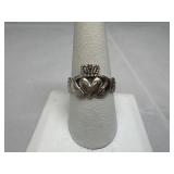 Sterling Silver Traditional Irish Claddagh Ring
