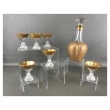 1930s Prohibition-era Gold Toned Decanter &