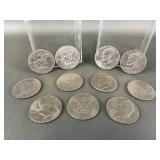 1974, 78 & 77 Eisenhower Dollar Coins