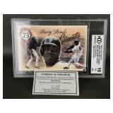 Barry Bonds Autograph #bb-hrk 2001 Fleer Bonds