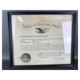official presidential appointment certificate