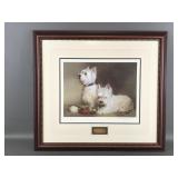 Signed & Numbered Print Westies & Roses